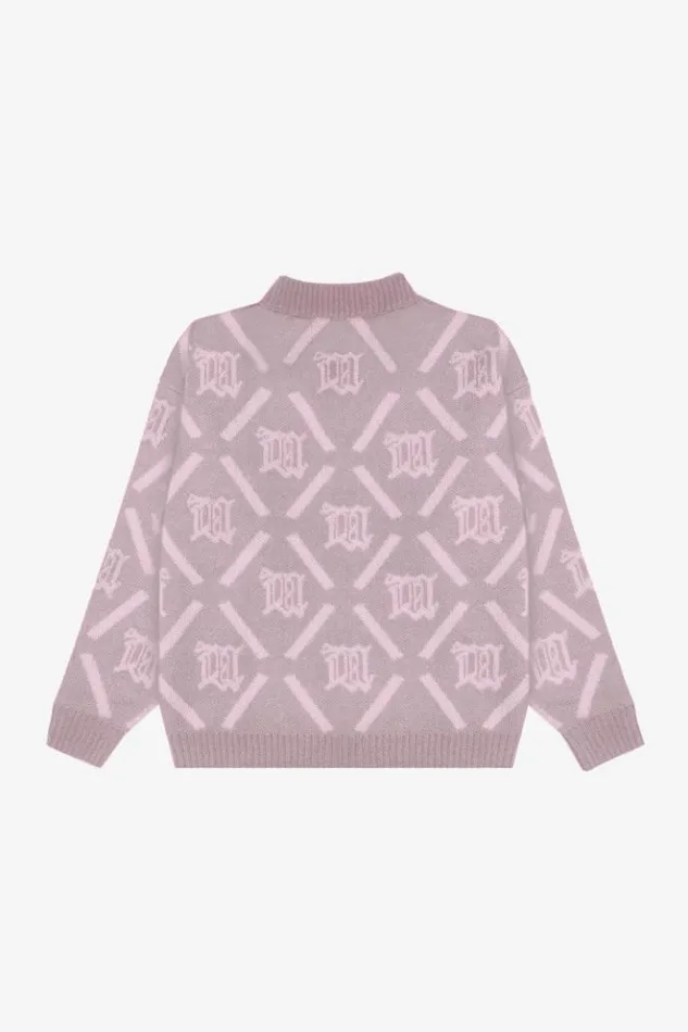 Women Knitwear MISBHV M Argyle Knit Smokey Pink
