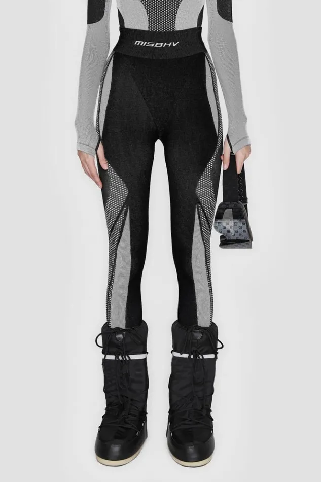 Women Leggings MISBHV Performa Leggings Blackwhite