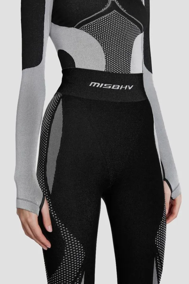 Women Leggings MISBHV Performa Leggings Blackwhite