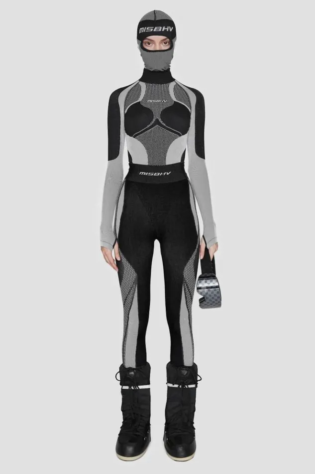 Women Leggings MISBHV Performa Leggings Blackwhite