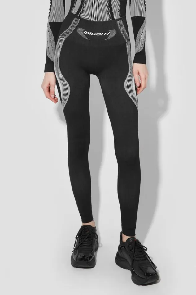 Women Leggings MISBHV Sport Active Classic Leggings Blackwhite