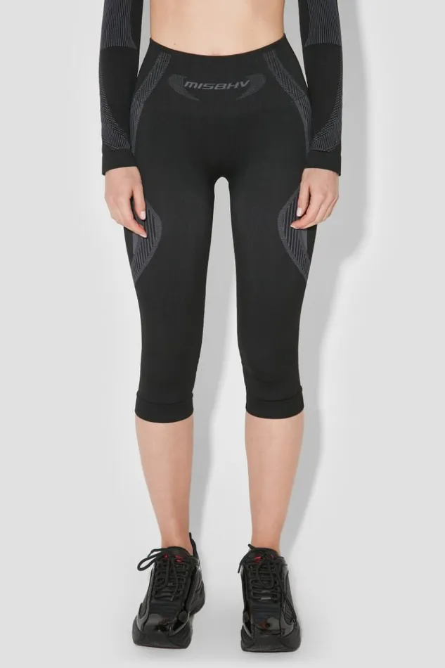 Women Leggings MISBHV Sport Capri Leggings Muted Black