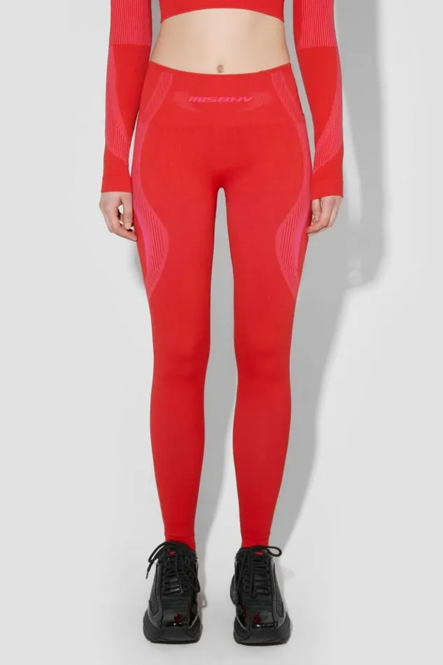 Women Leggings MISBHV Sport Leggings Coral Red