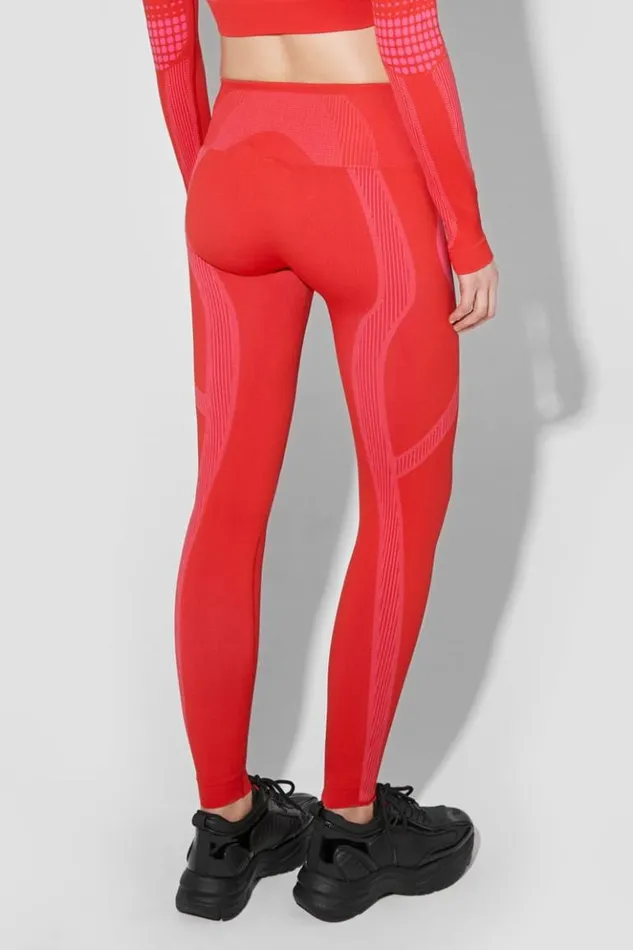 Women Leggings MISBHV Sport Leggings Coral Red
