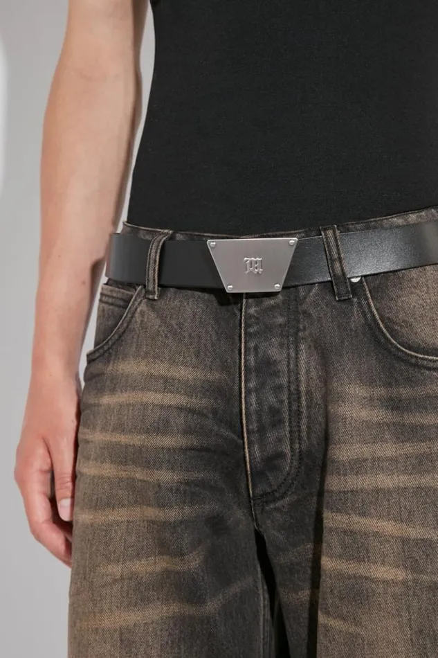 WomenMen Belts MISBHV 2024 Buckle Belt Black