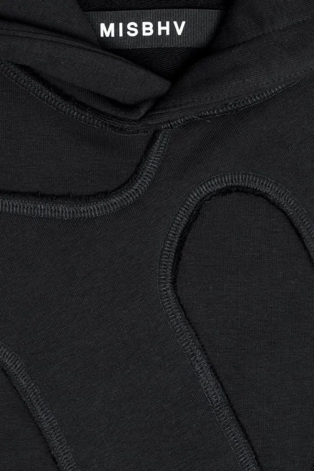 WomenMen Hoodies and Sweats MISBHV Big M Hoodie Black