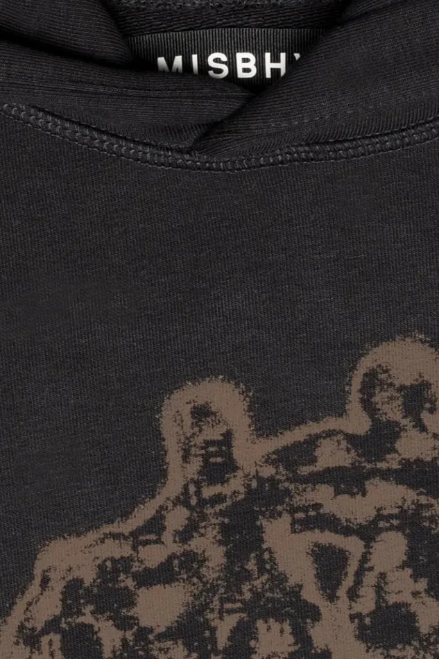 WomenMen Hoodies and Sweats MISBHV History Of Acid House Hoodie Washed Black