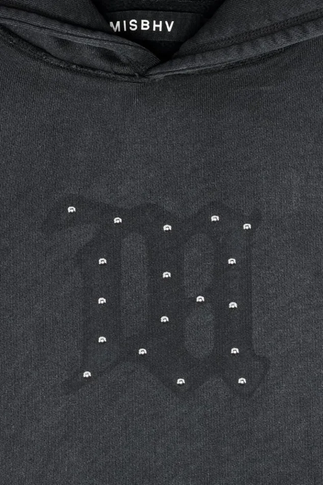 WomenMen Hoodies and Sweats MISBHV Signature Hoodie Vintage Black