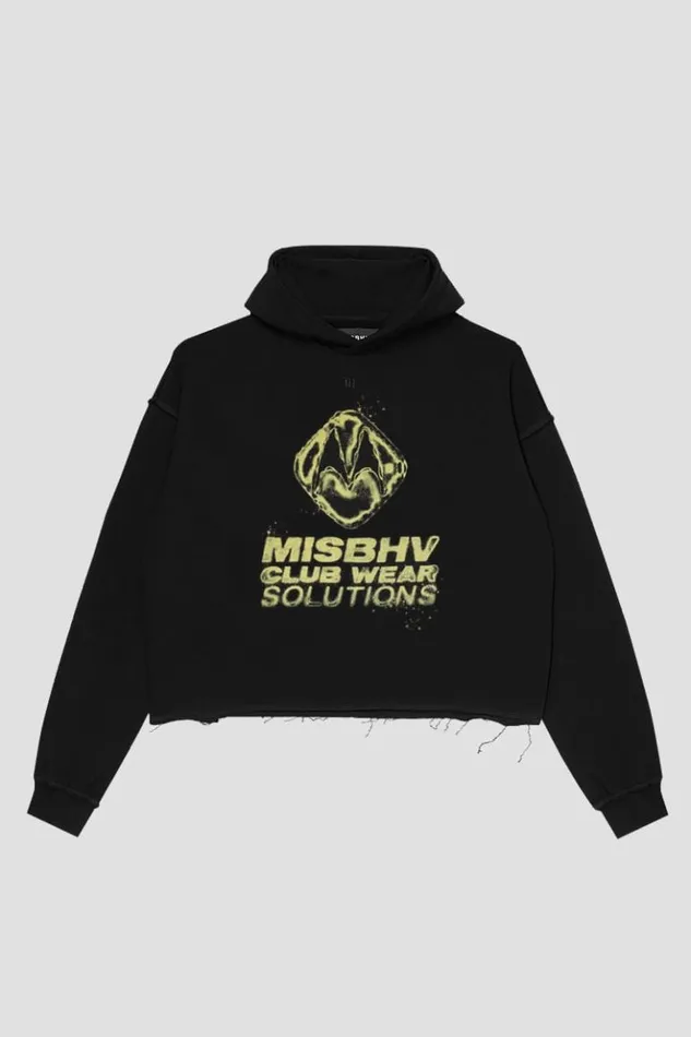 WomenMen Hoodies and Sweats MISBHV Solutions Hoodie Black