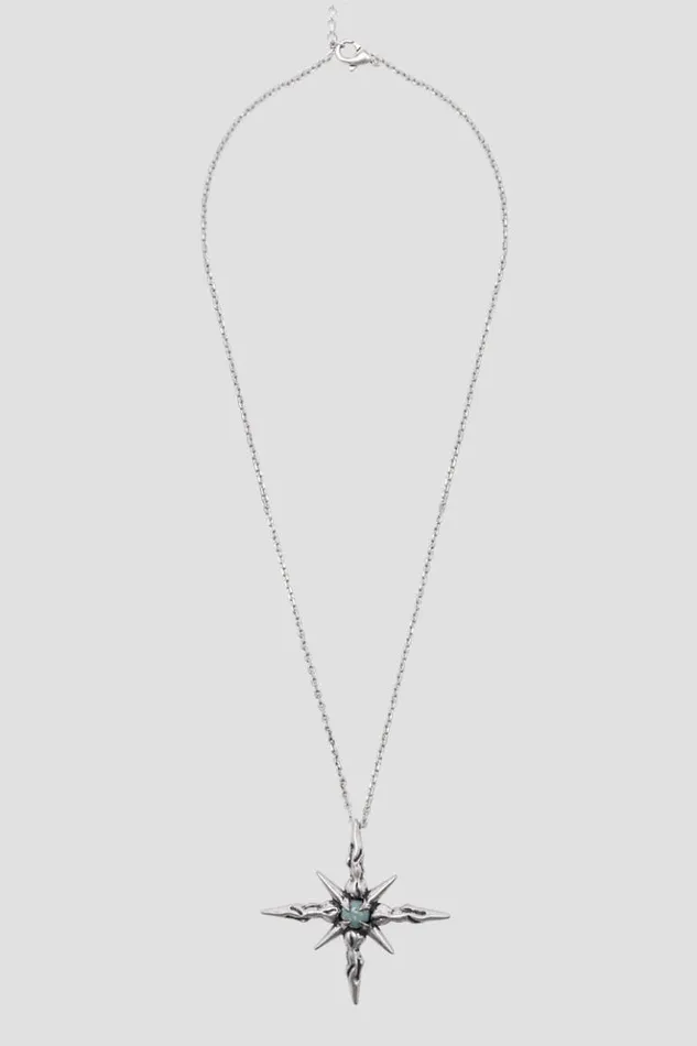 WomenMen Jewelry MISBHV Goa Spike Necklace Silver