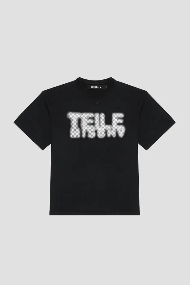 WomenMen TShirts MISBHV Teile TShirt Black
