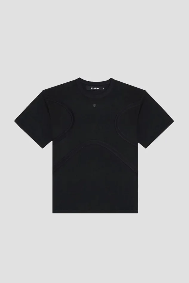 WomenMen TShirts MISBHV X TShirt Black