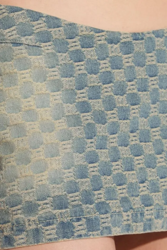 Women Outerwear MISBHV Jacquard Denim Monogram Jacket Blue
