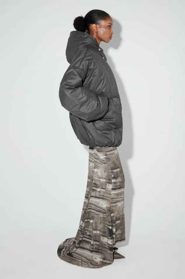 Women Outerwear MISBHV Ultra Fine Nylon Sculptural Puffer Space Grey