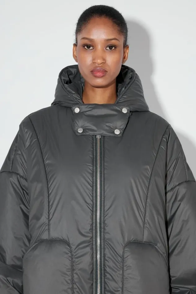 Women Outerwear MISBHV Ultra Fine Nylon Sculptural Puffer Space Grey