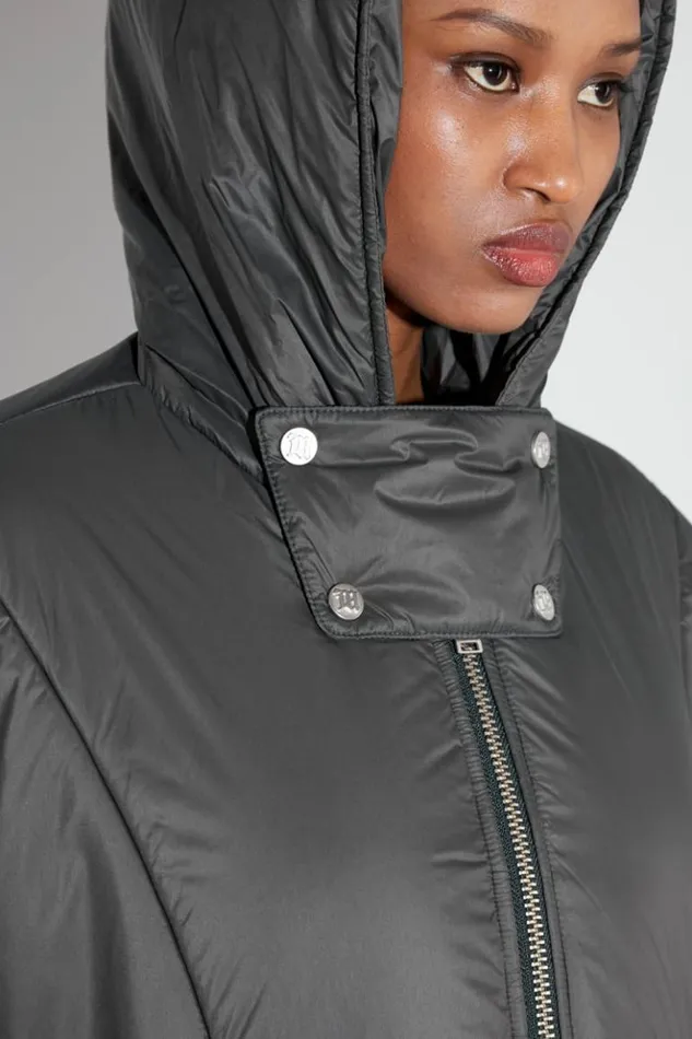 Women Outerwear MISBHV Ultra Fine Nylon Sculptural Puffer Space Grey