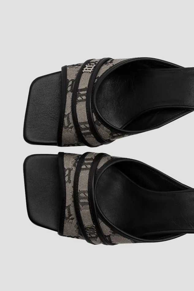 Women Sandals MISBHV Sasha Slip On Sandal Monogram Beige