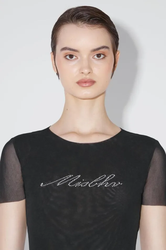 Women TShirts MISBHV Crystal Baby TShirt Black