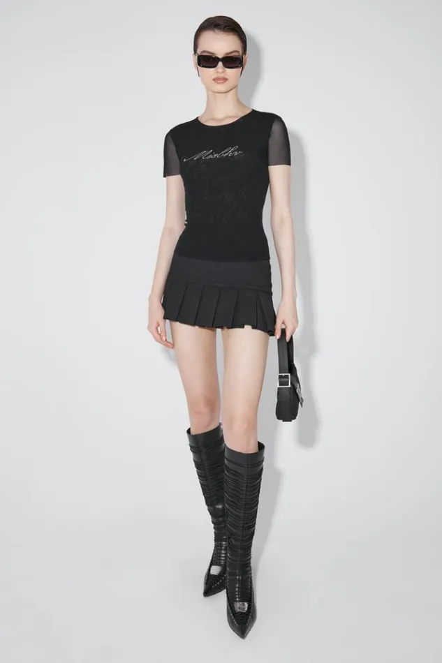 Women TShirts MISBHV Crystal Baby TShirt Black