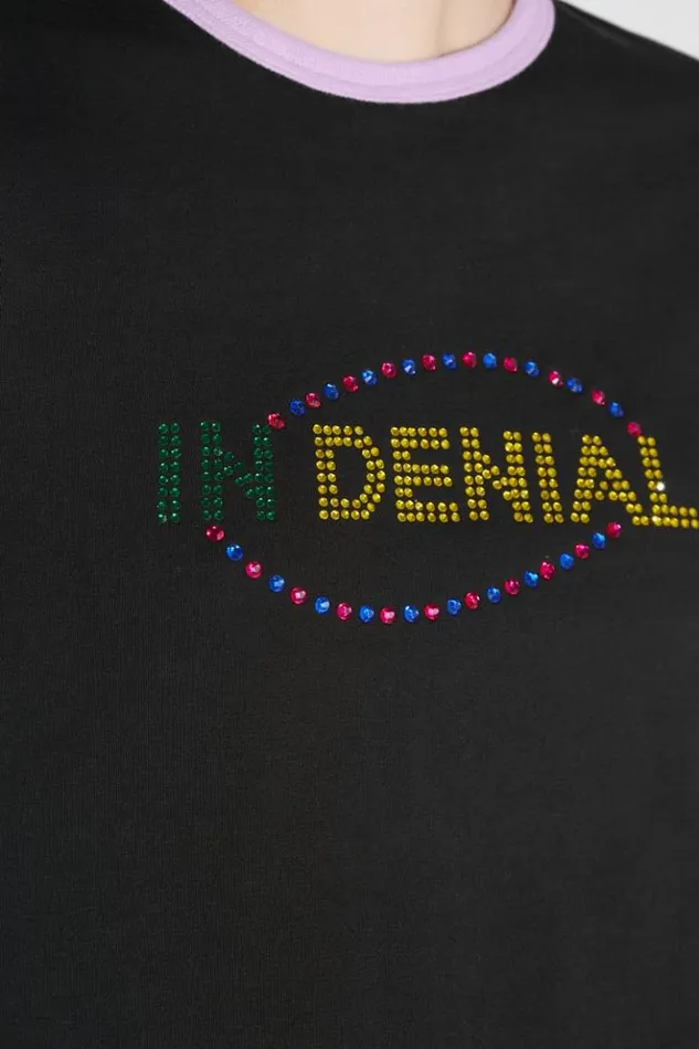 Women TShirts MISBHV In Denial TShirt Black