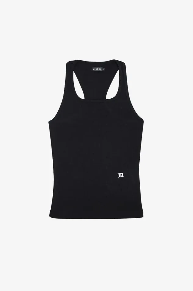 Women TShirts MISBHV The M Tank Top Black