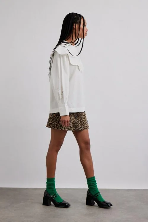 Women Tops Damson Madder Romeo Blouse 8211 White