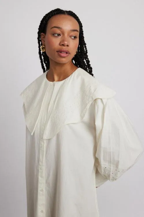 Women Tops Damson Madder Romeo Blouse 8211 White