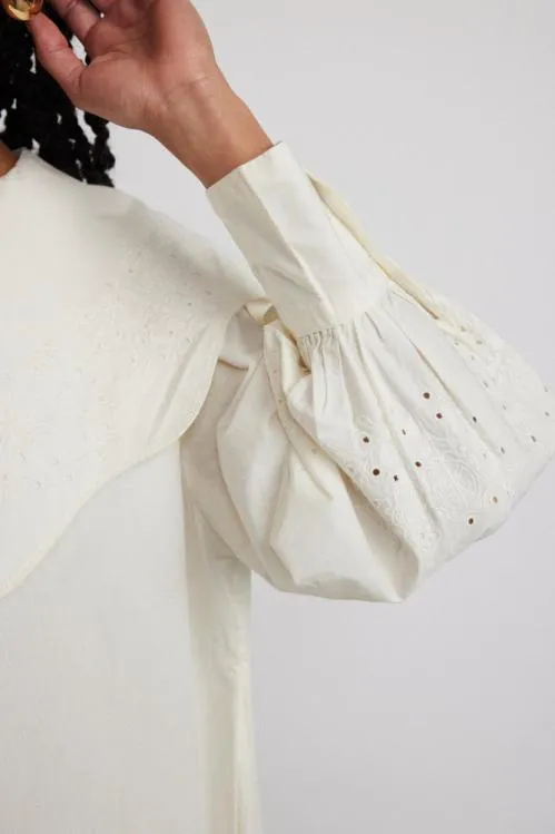 Women Tops Damson Madder Romeo Blouse 8211 White