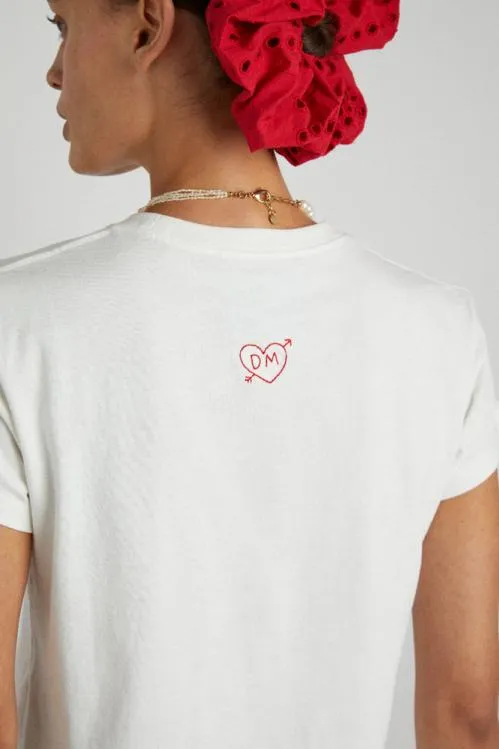 Women Tops Damson Madder Valentine Shrunken Tee