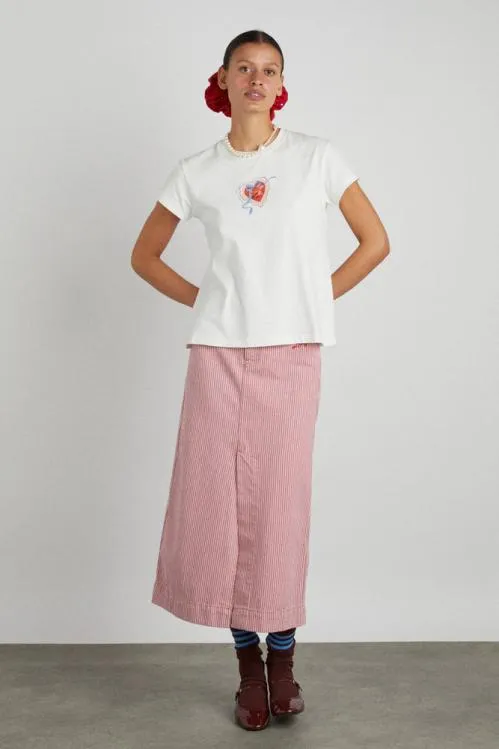 Women Tops Damson Madder Valentine Shrunken Tee