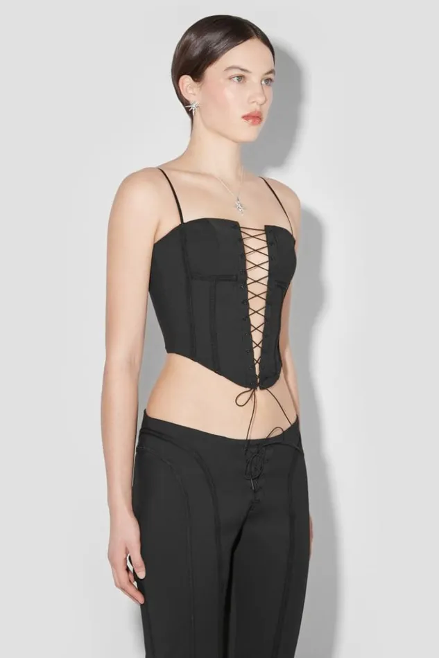 Women Tops MISBHV Lara Laced Corset Black