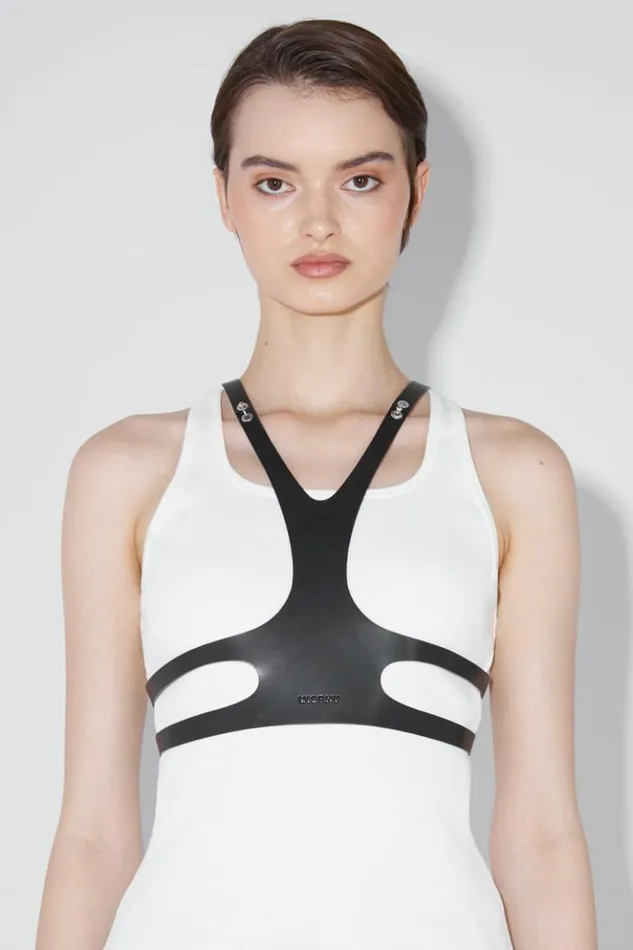 Women Tops MISBHV Leather Harness Black