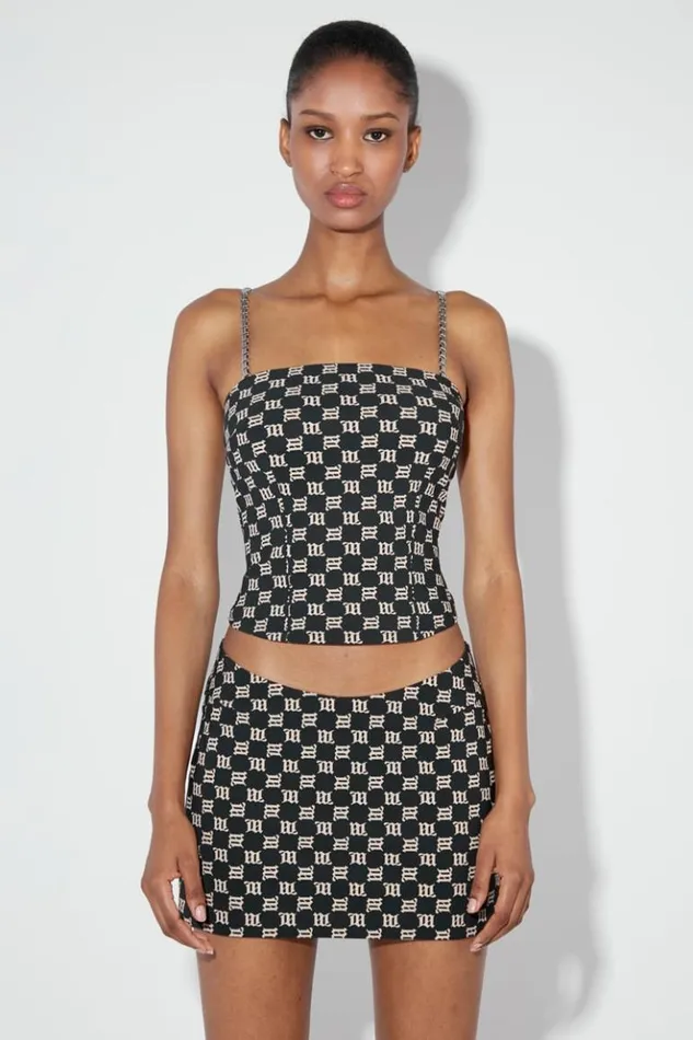 Women Tops MISBHV Monogram Spaghetti Top