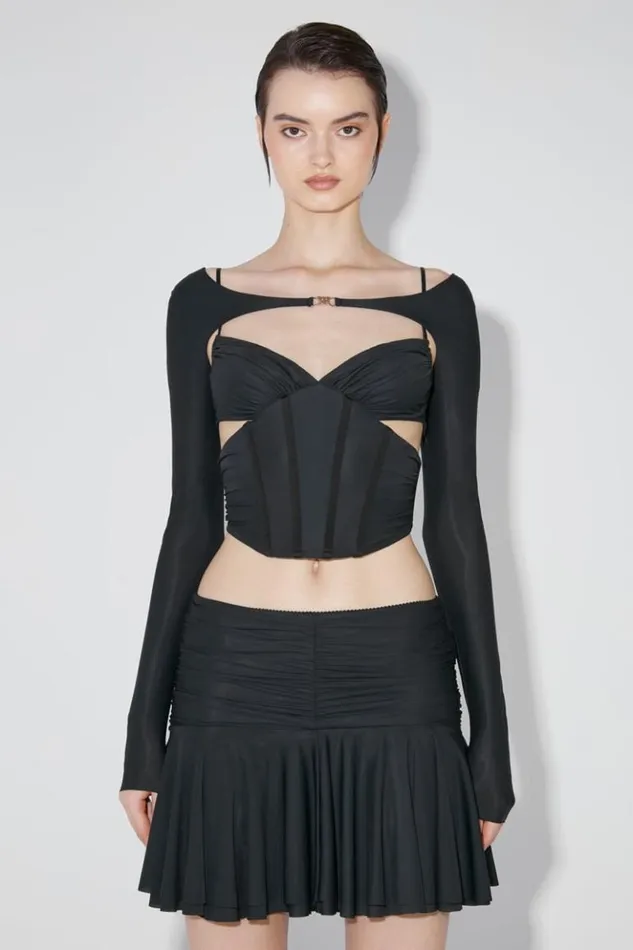 Women Tops MISBHV Pandora Shrug Black