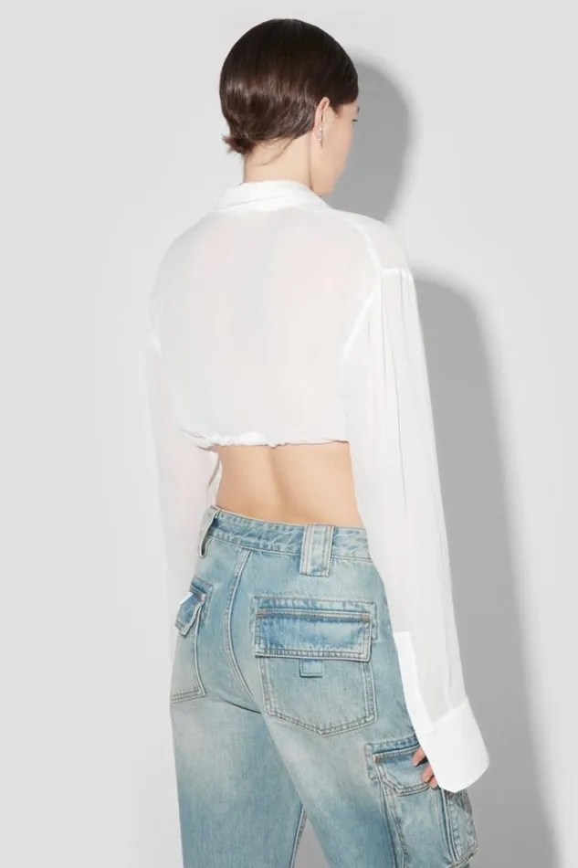 Women Tops MISBHV Resort Croped Shirt Off White