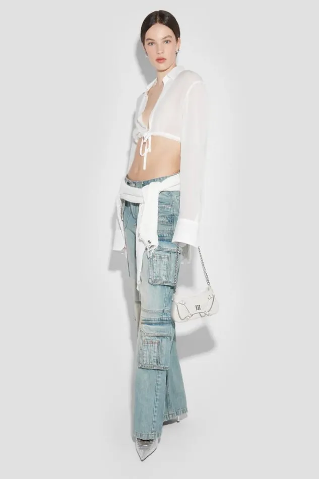 Women Tops MISBHV Resort Croped Shirt Off White