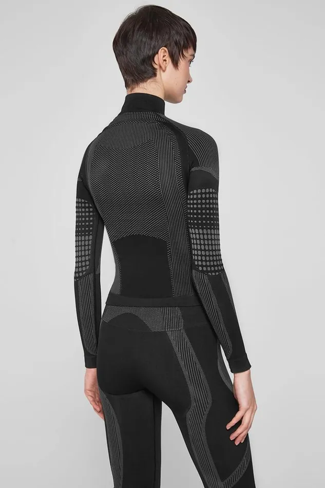 Women Tops MISBHV Sport Europa QuarterZip Longsleeve Muted Black