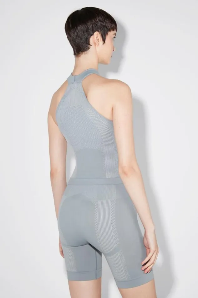 Women Tops MISBHV Sport Halter Top Steel Blue