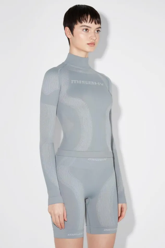 Women Tops MISBHV Sport Longsleeve Steel Blue