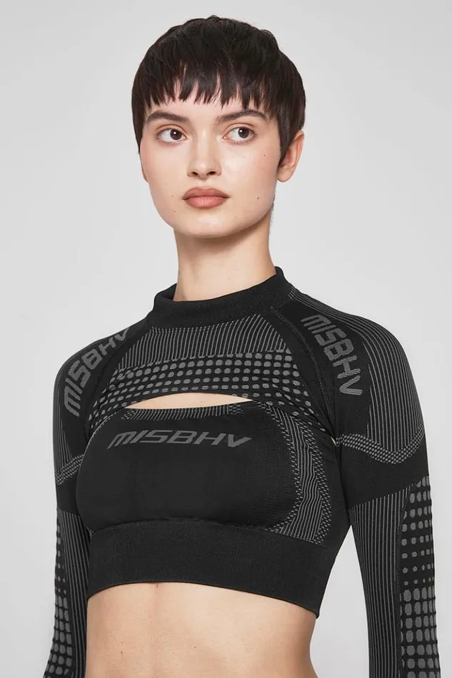 Women Tops MISBHV Sport Shrug Longsleeve Muted Black