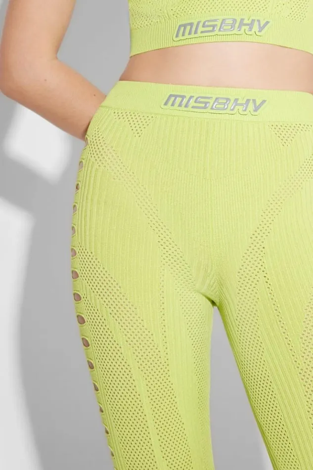 Women Trousers MISBHV Future Sport Mesh Trousers Lime