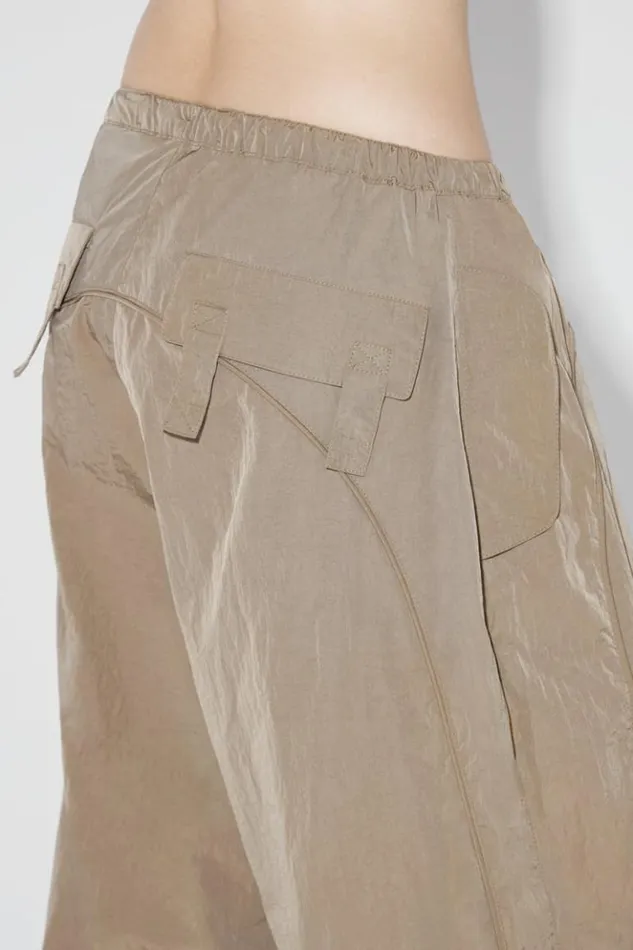 Women Trousers MISBHV Parachute Trousers Khaki