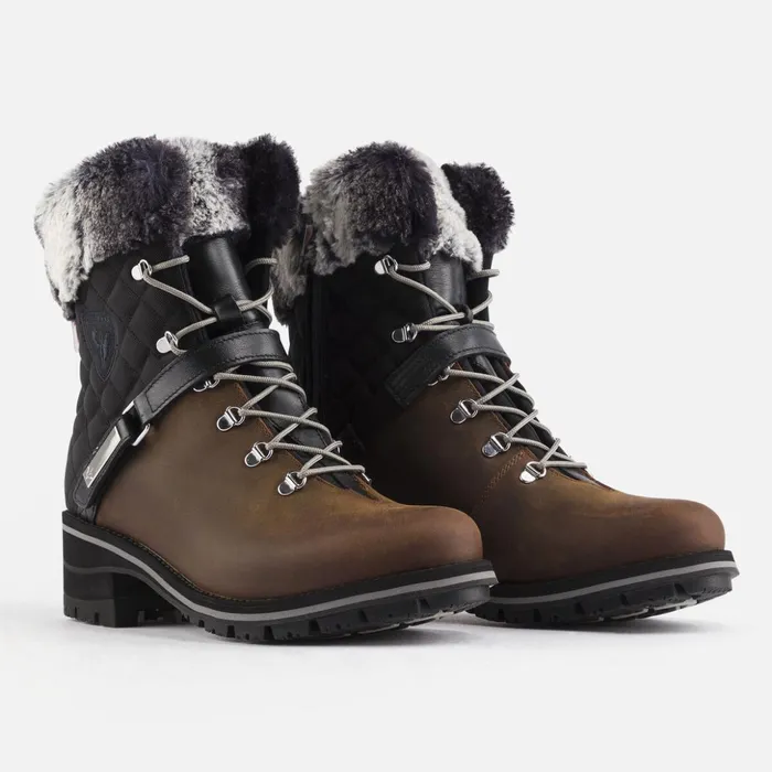 Women Women039s 1907 Megeve 20 Brown Wax Boots Brown804 Rossignol Boots
