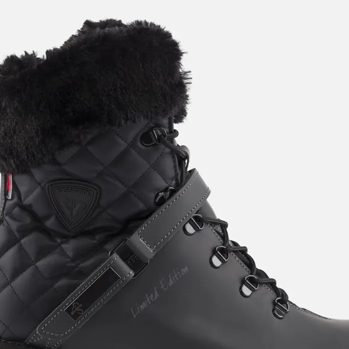 Women Women039s 1907 Megeve Black Rubber Boots Black200 Rossignol Boots