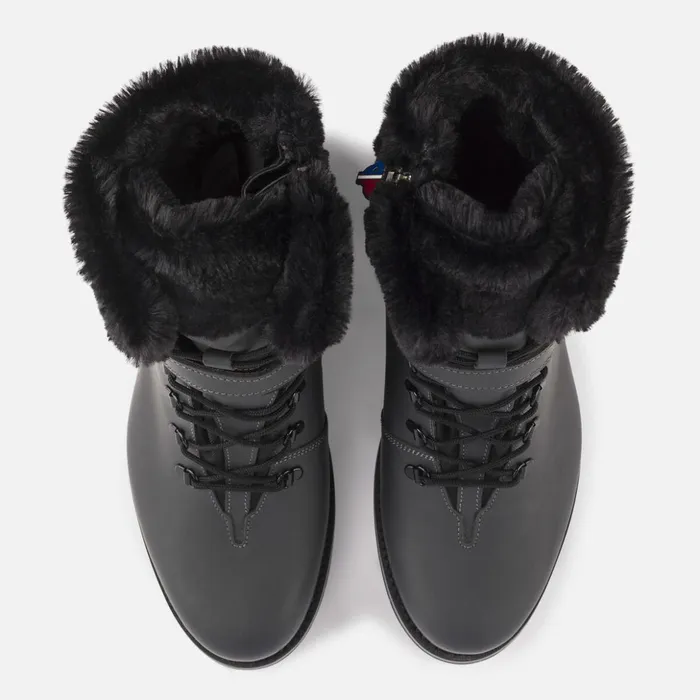 Women Women039s 1907 Megeve Black Rubber Boots Black200 Rossignol Boots