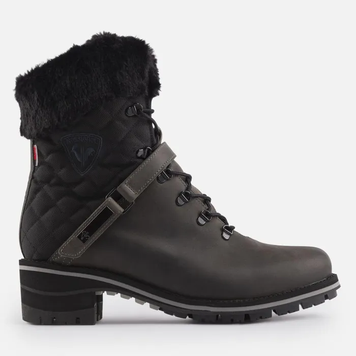Women Women039s 1907 Megeve Grey Wax Boots Midgrey Rossignol Boots