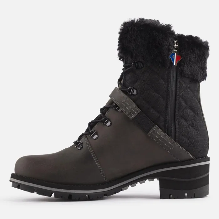 Women Women039s 1907 Megeve Grey Wax Boots Midgrey Rossignol Boots