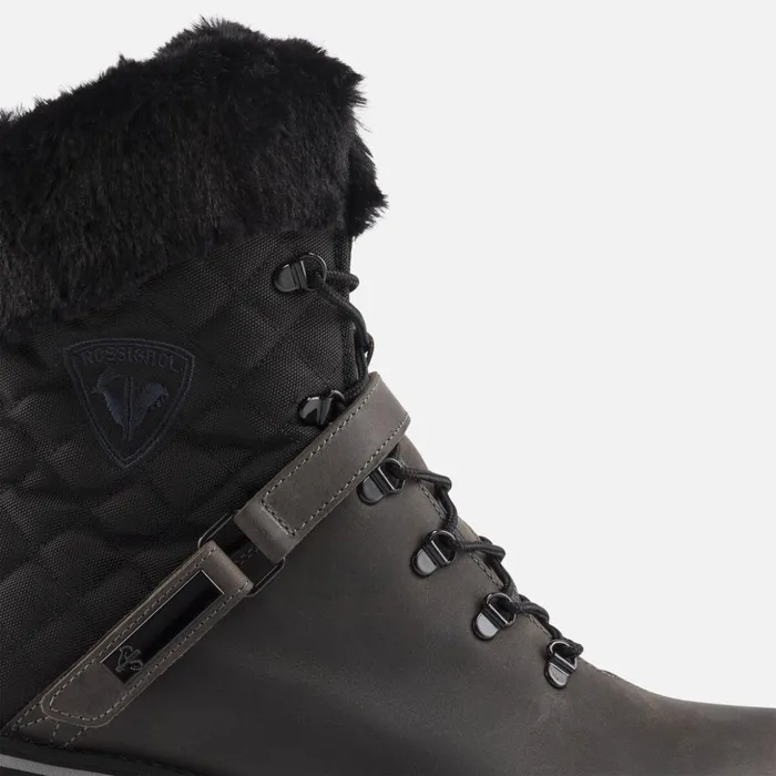 Women Women039s 1907 Megeve Grey Wax Boots Midgrey Rossignol Boots