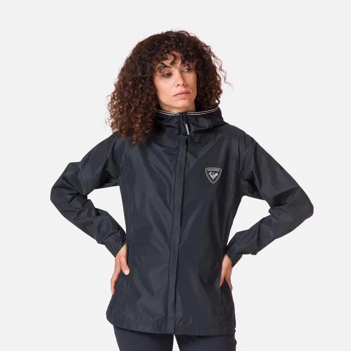 Women Women039s Active Rain Jacket Black200 Rossignol Softshell and Lightweight Jackets