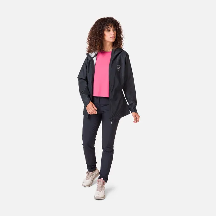 Women Women039s Active Rain Jacket Black200 Rossignol Softshell and Lightweight Jackets